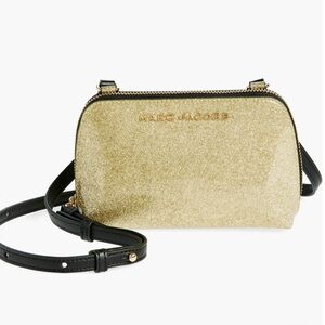 Marc Jacobs  Glitter Gold Crossbody Bag.